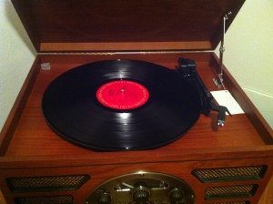 Record in record player